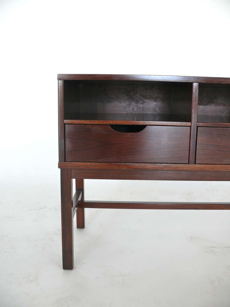 20th Century Rosewood Console for Royal Copenhagen