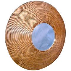 Rattan Mirror