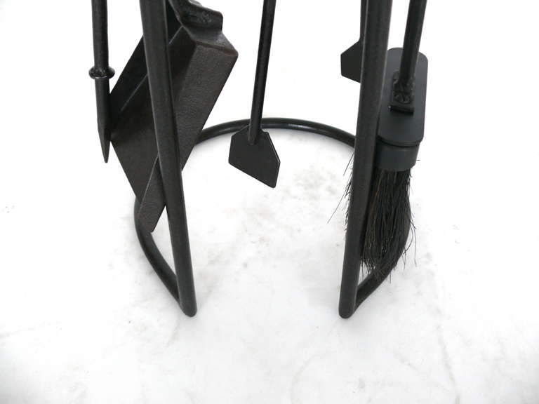 Jacques Adnet Fireplace Tool Set 3