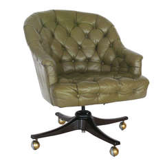 Edward Wormley for Dunbar Leather Desk Chair