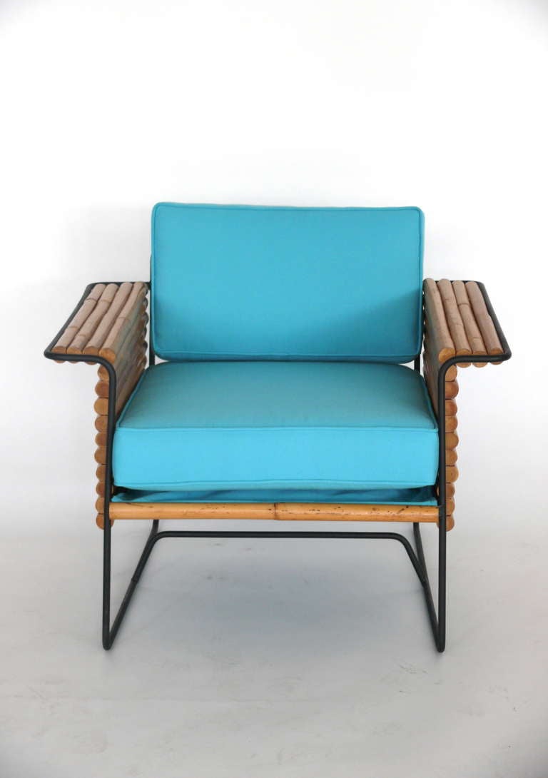 American Bamboo and Iron Armchairs by Ritts & Company