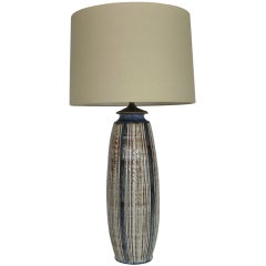 Large Danish Stoneware Lamp Large Danish Stoneware Lamp