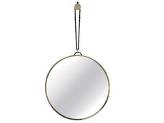 Lexington Mirror with Leather by Orange Los Angeles