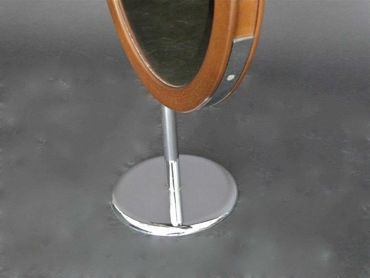 Mid-20th Century Teak Floor Mirror