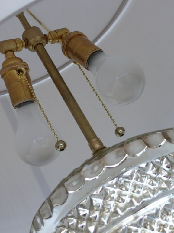Large Mercury Glass Lamps 3