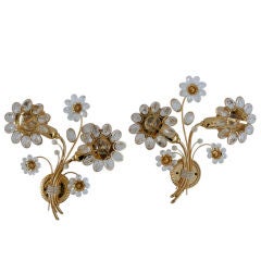 Italian Floral Sconces