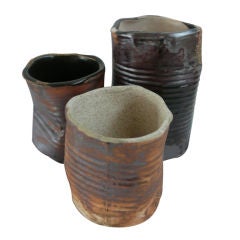 Ceramic Tin Cans by Gabriel Martinez