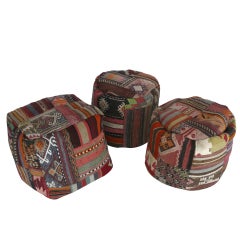 Used Turkish Poufs or Ottomans