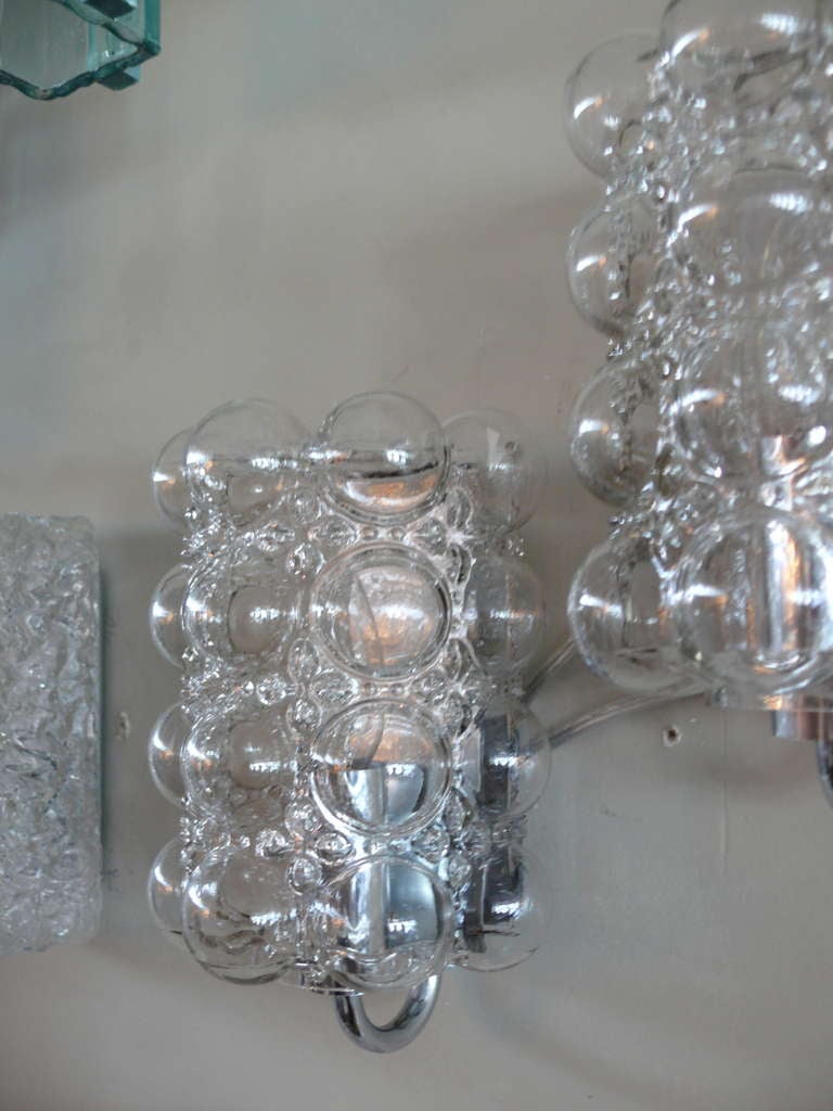 Clear Bubble Sconces