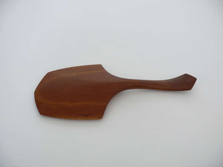 Danish Cherrywood Hand Mirror by Eric Sprenger In Excellent Condition In Beverly Hills, CA