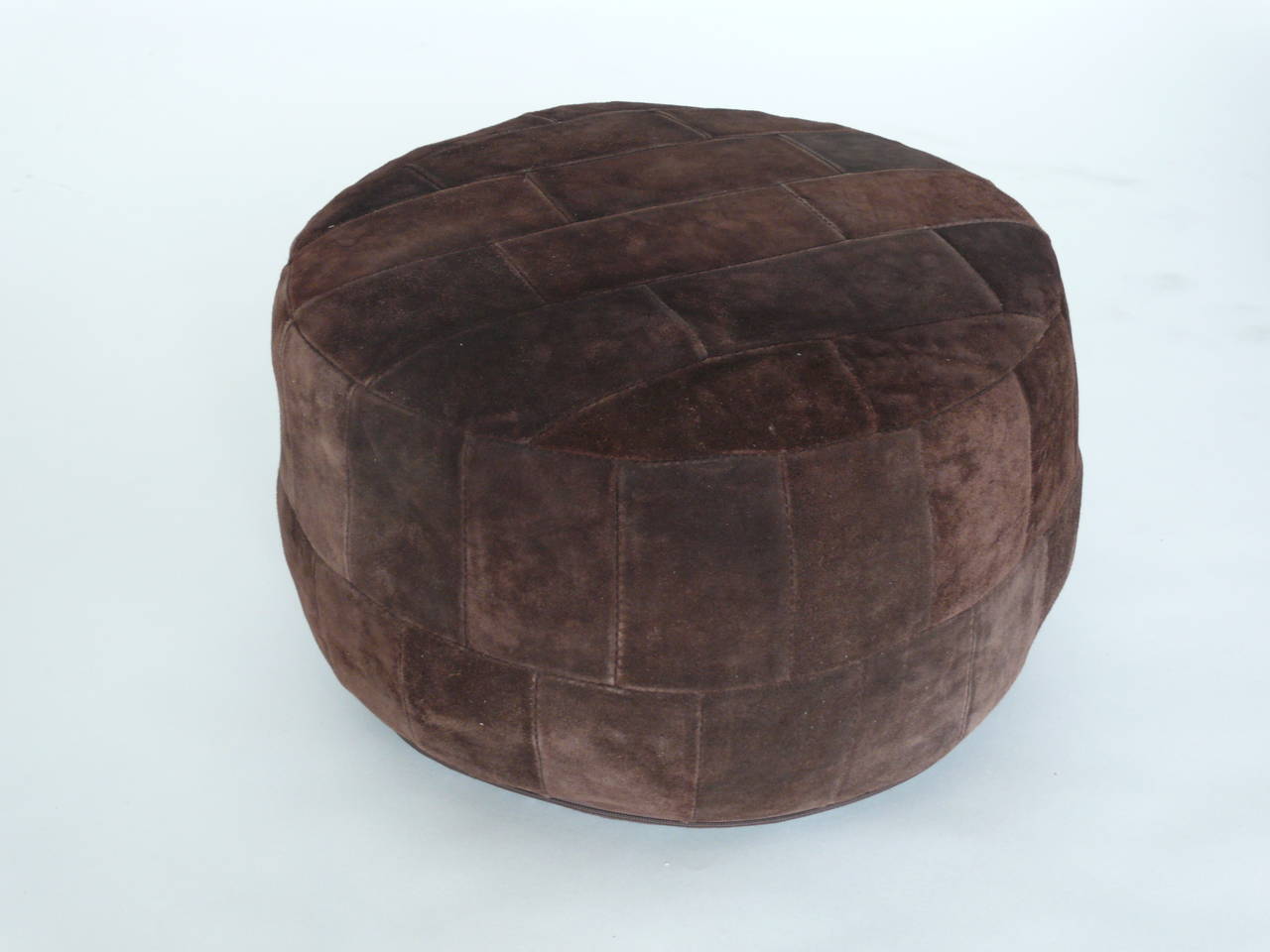 Late 20th Century Pair of Patchwork Ottomans by De Sede