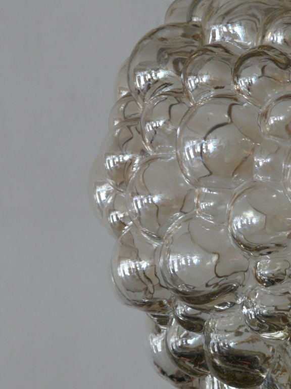 Austrian Amber Bubble Glass Pendants 2