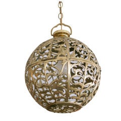 Ornate Brass Globe