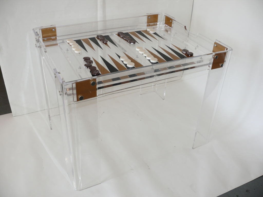 Charles Hollis Jones Backgammon Table