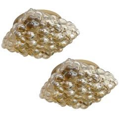 Austrian Square Bubble Flush Mount