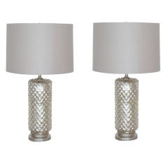 Petite Mercury Glass Lamps