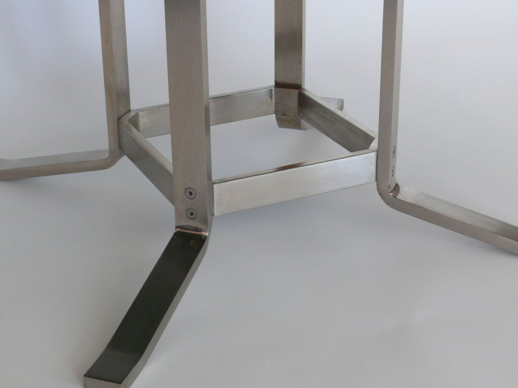 This Stainless Steel and Glass Italian Dining Table is no longer 