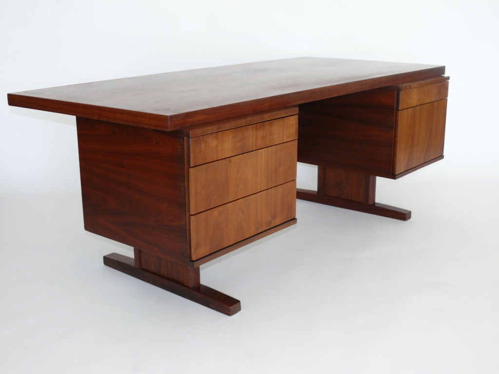 Executive Walnut Desk