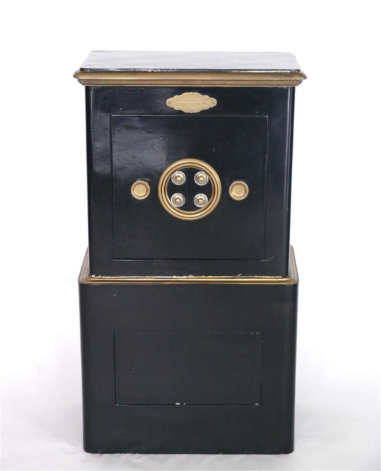 Large French Steel Safe
