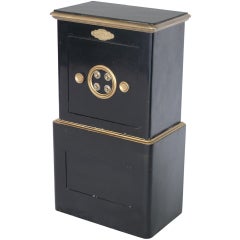 Antique Large French Steel Safe