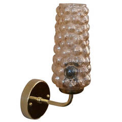 Petite Austrian Cylinder Bubble Sconces