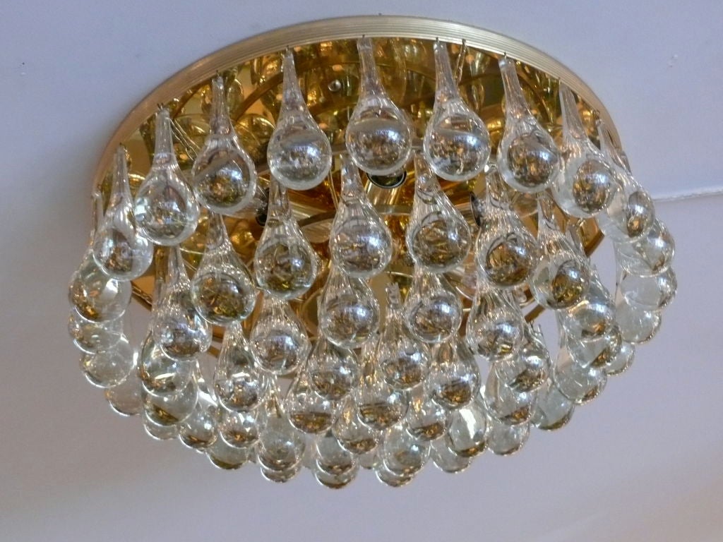 Teardrop Ceiling Light In Excellent Condition In Beverly Hills, CA