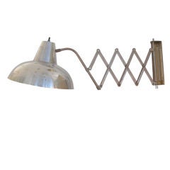 Vintage Aluminum Extending Task Lamp