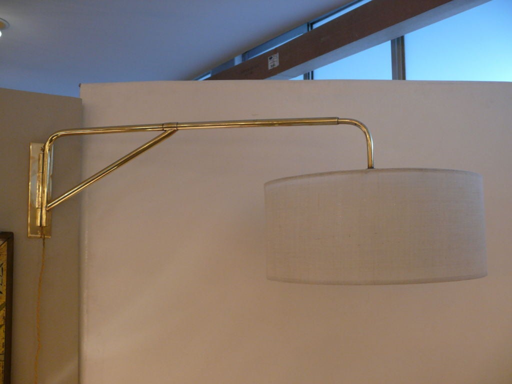 Extendable Brass Boom Light