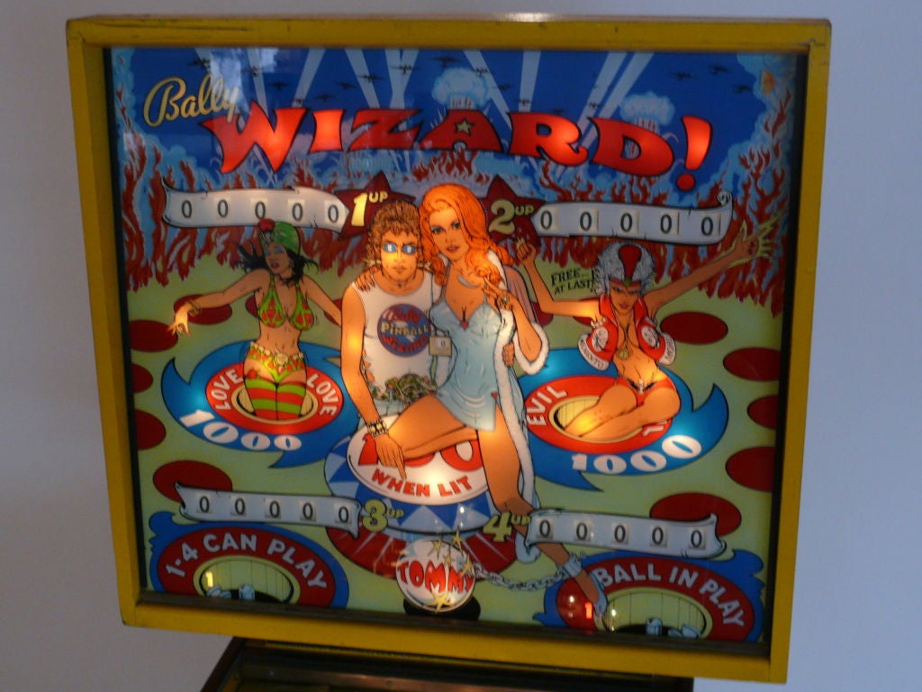 bally wizard pinball machine first 500