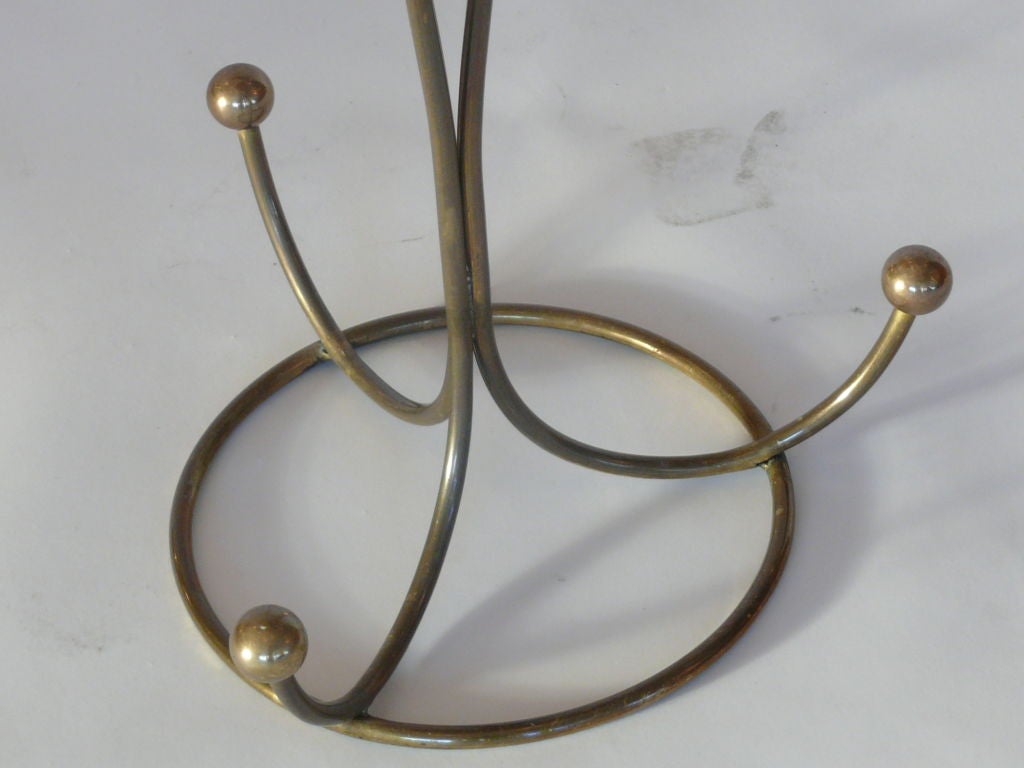 Italian Brass Ashtray Stand