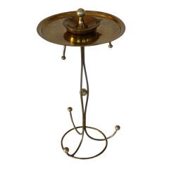 Vintage Italian Brass Ashtray Stand