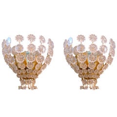 Italian Floral Sconces