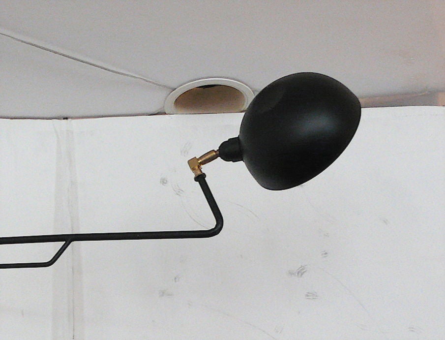 Giant French Articulating Double Arm Sconce