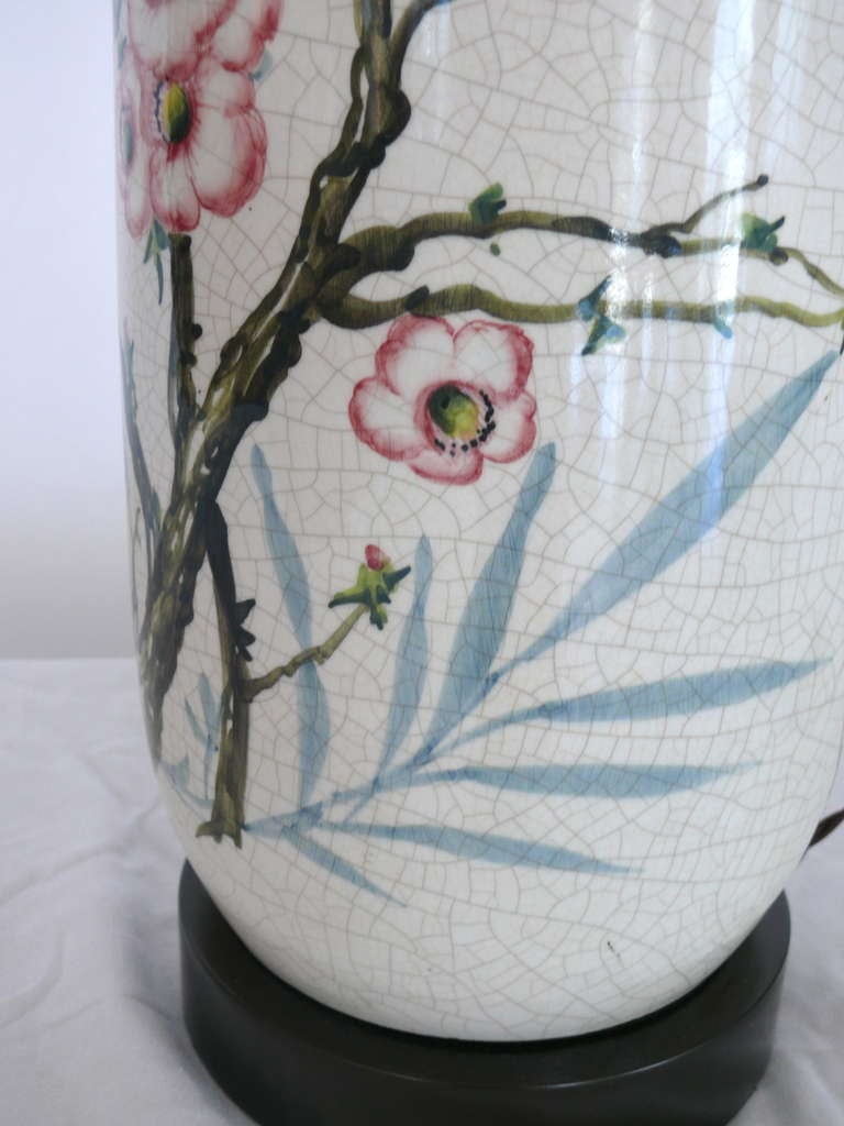 Ceramic Cherry Blossom Lamps by Marbro 2