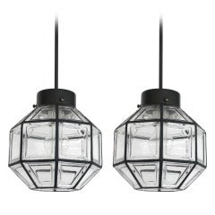 Iron and Glass Lantern Pendant 3
