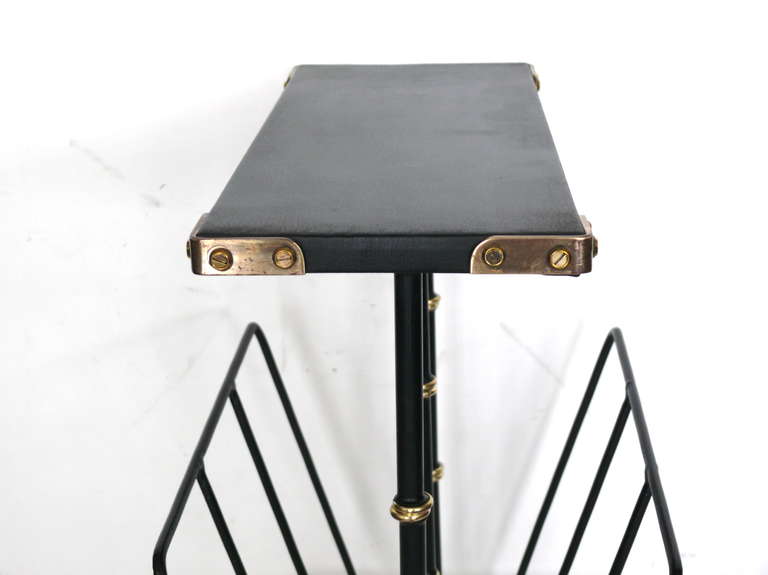 20th Century Jacques Adnet Magazine Table