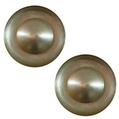Hammered Brass Dome Sconce by Orange Los Angeles