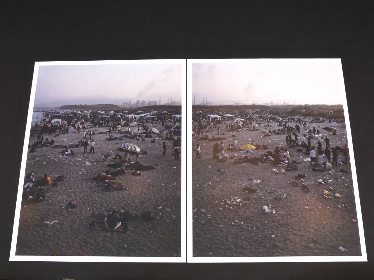 Massimo Vitali "Rosignano Dawn Diptych"