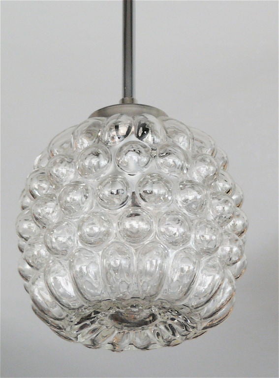 Petite Austrian Bubble Glass Pendants