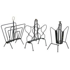 Jacques Adnet Magazine Racks