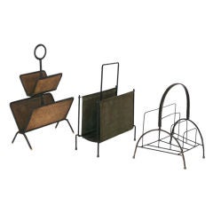 Jacques Adnet Magazine Racks