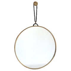 Atelier Mirror with Leather