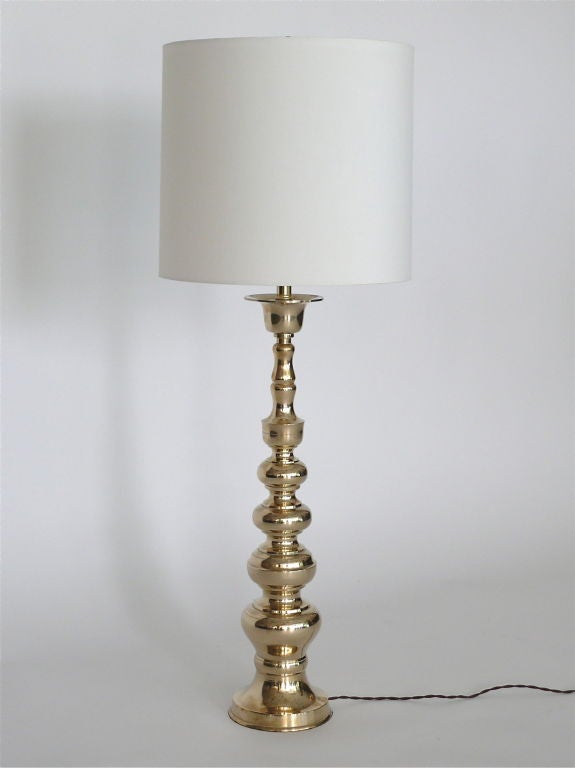 Tall Brass Table Lamps at 1stdibs