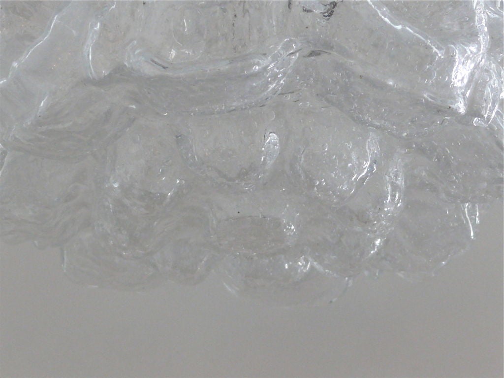 Austrian Textured Glass Pendant 3