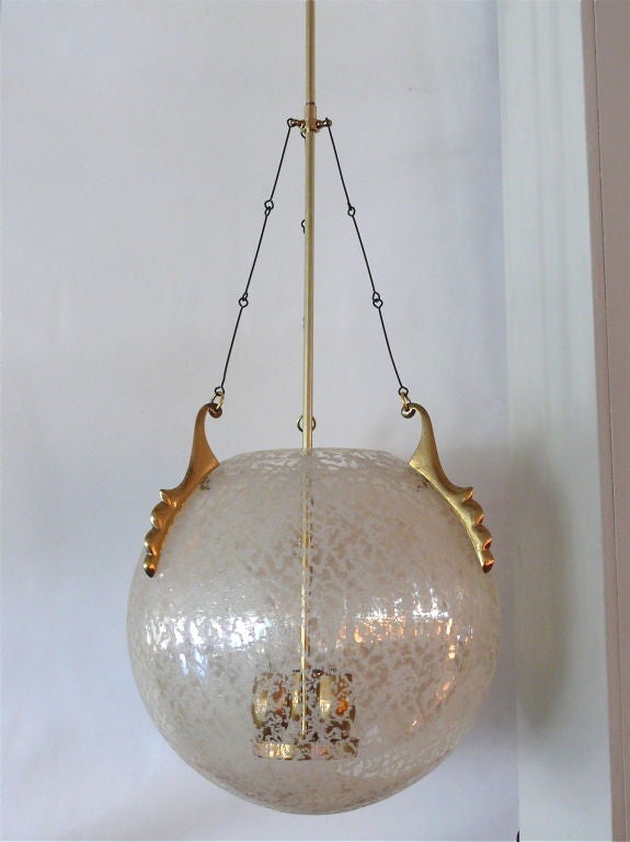 Large Globe Chandelier