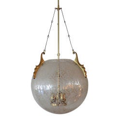 Large Globe Chandelier
