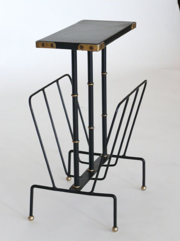 20th Century Jacques Adnet Magazine Table