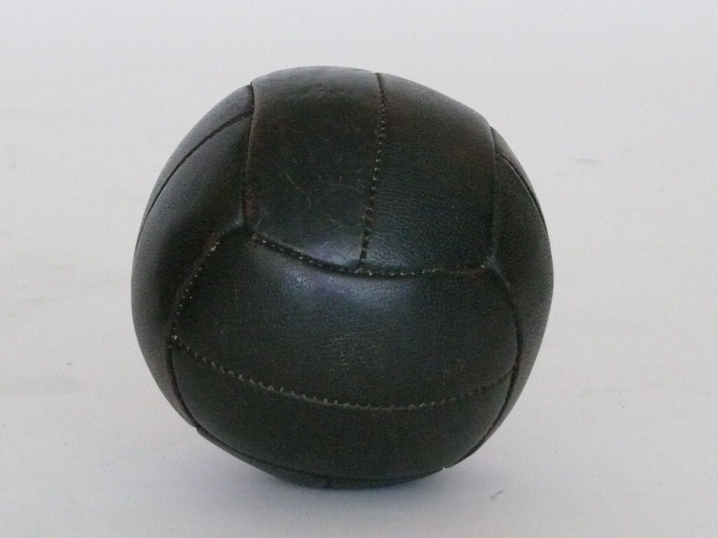 Collection of Leather Medicine Balls 6