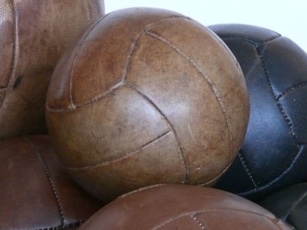 Collection of Leather Medicine Balls 1