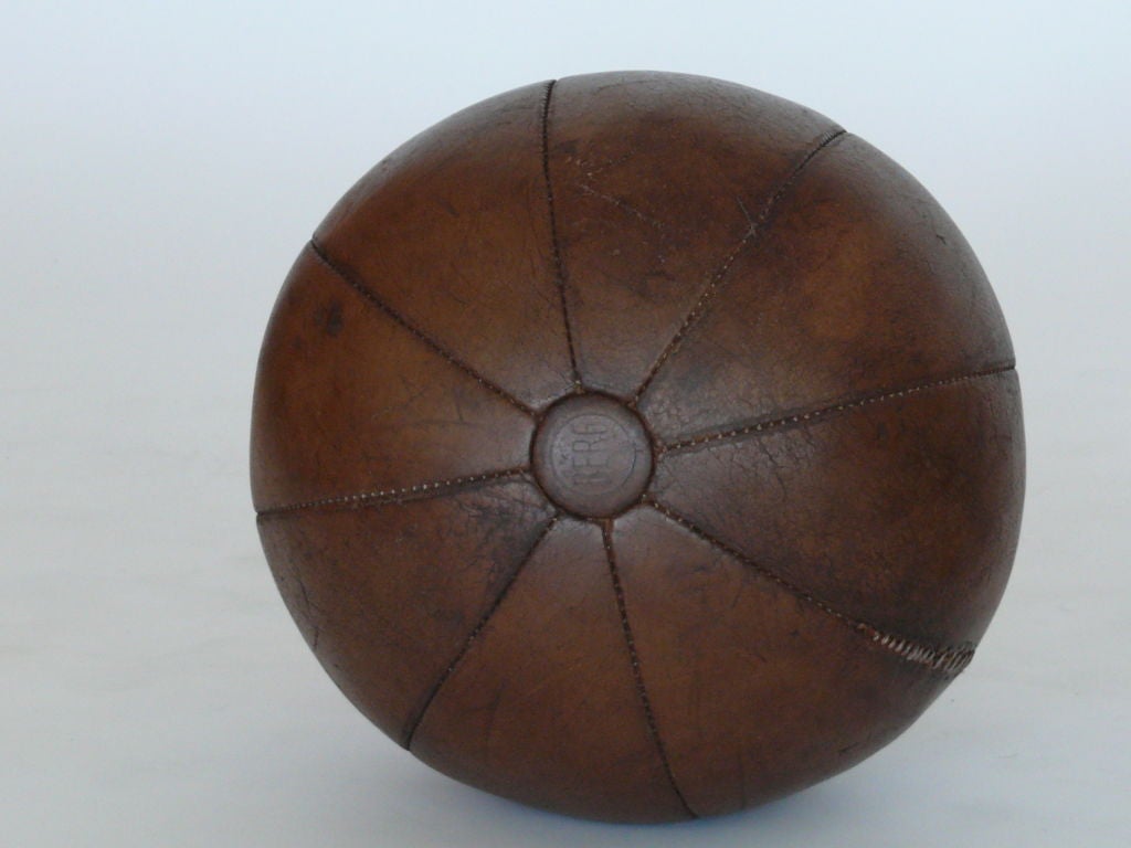 Collection of Leather Medicine Balls 3